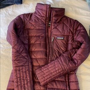 Patagonia Red Puffer Jacket with Synthetic Insulation